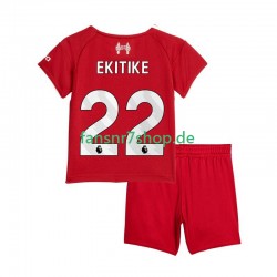 Liverpool fußball trikot Hugo Ekitike 22 Kinder Heim 2025-2026 Kurzarm