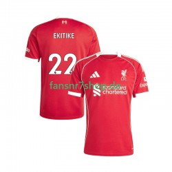Liverpool fußball trikot Hugo Ekitike 22 Herren Heim 2025-2026 Kurzarm