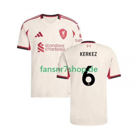 Liverpool fußball trikot Milos Kerkez 6 Herren Auswärts 2025-2026 Kurzarm