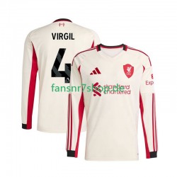 Liverpool fußball trikot Virgil van Dijk 4 Herren Auswärts 2025-2026 Langarm