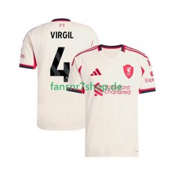 Liverpool fußball trikot Virgil van Dijk 4 Herren Auswärts 2025-2026 Kurzarm