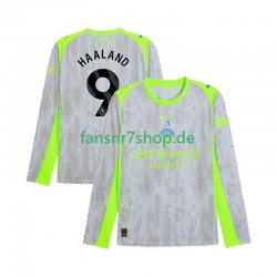Manchester City fußball trikot Erling Haaland 9 Herren Ausweich 2025-2026 Langarm