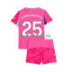 Manchester City fußball trikot Gianluigi Donnarumma 25 Torhüter Kinder Auswärts 2025-2026 Kurzarm