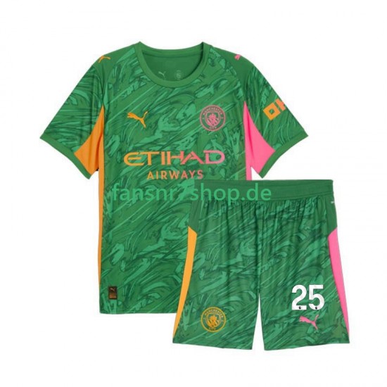 Manchester City fußball trikot Gianluigi Donnarumma 25 Torhüter Kinder Heim 2025-2026 Kurzarm