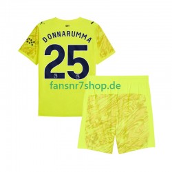 Manchester City fußball trikot Gianluigi Donnarumma 25 Torhüter Kinder Ausweich 2025-2026 Kurzarm