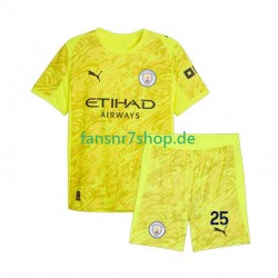 Manchester City fußball trikot Gianluigi Donnarumma 25 Torhüter Kinder Ausweich 2025-2026 Kurzarm