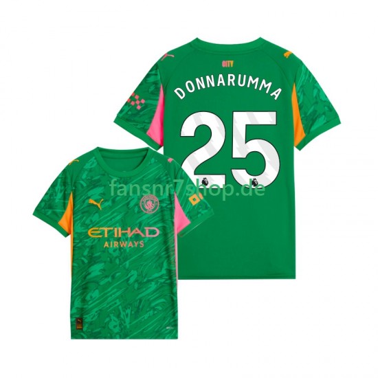 Manchester City fußball trikot Gianluigi Donnarumma 25 Torhüter Herren Heim 2025-2026 Kurzarm