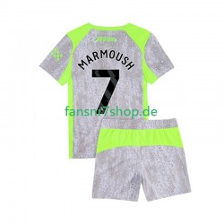 Manchester City fußball trikot Omar Marmoush 7 Kinder Ausweich 2025-2026 Kurzarm