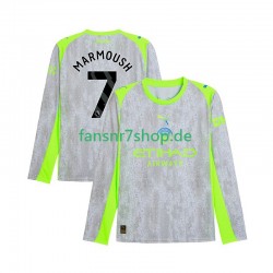 Manchester City fußball trikot Omar Marmoush 7 Herren Ausweich 2025-2026 Langarm