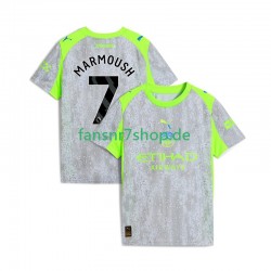 Manchester City fußball trikot Omar Marmoush 7 Herren Ausweich 2025-2026 Kurzarm
