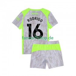Manchester City fußball trikot Rodrigo Hernandez 16 Kinder Ausweich 2025-2026 Kurzarm