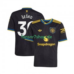 Manchester United fußball trikot Benjamin Sesko 30 Herren Ausweich 2025-2026 Kurzarm