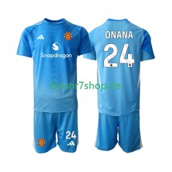 Manchester United fußball trikot Andre Onana 24 Torhüter Kinder Heim 2025-2026 Kurzarm