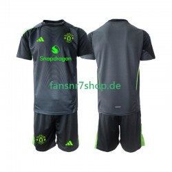 Manchester United fußball trikot Torhüter Kinder Auswärts 2025-2026 Kurzarm