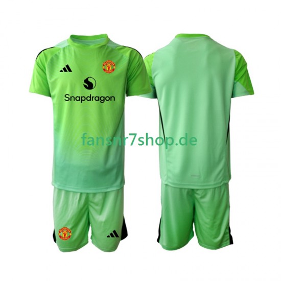 Manchester United fußball trikot Torhüter Kinder Viertes 2025-2026 Kurzarm