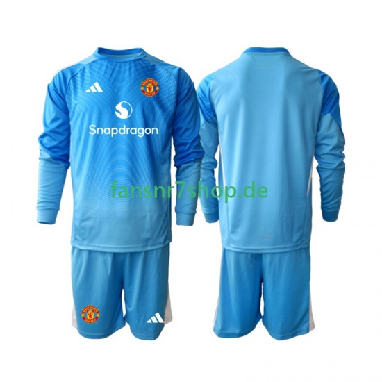 Manchester United fußball trikot Torhüter Kinder Heim 2025-2026 Langarm
