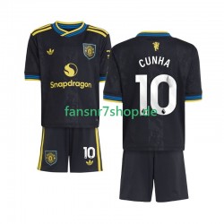 Manchester United fußball trikot Matheus Cunha 10 Kinder Ausweich 2025-2026 Kurzarm