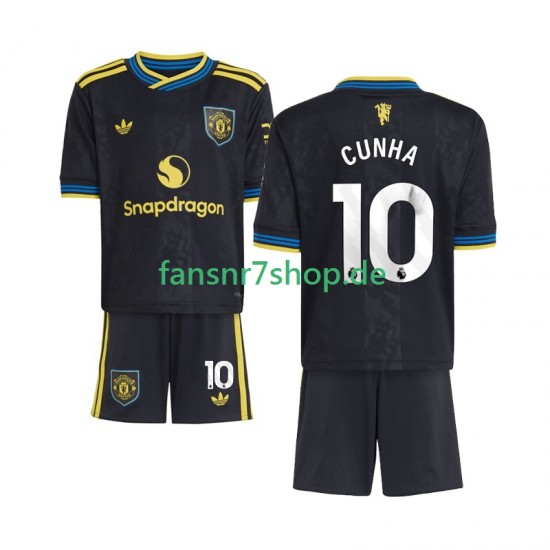 Manchester United fußball trikot Matheus Cunha 10 Kinder Ausweich 2025-2026 Kurzarm Manchester United fußball trikot Matheus Cunha 10 Kinder Ausweich 2025-2026 Kurzarm