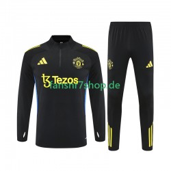 Manchester United Sweatshirts Anzüge Schwarz 2025-2026