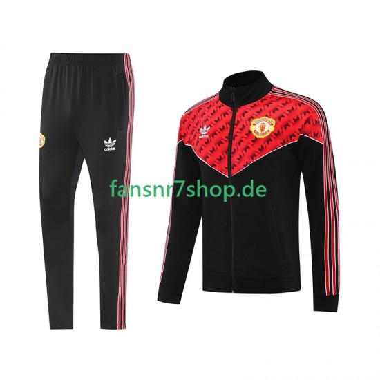 Manchester United Trainingsanzüge Schwarz 2025-2026 Manchester United Trainingsanzüge Schwarz 2025-2026