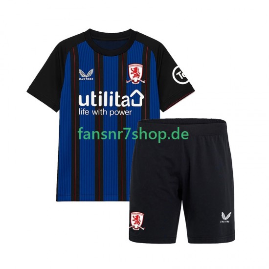 Middlesbrough fußball trikot Kinder Auswärts 2025-2026 Kurzarm