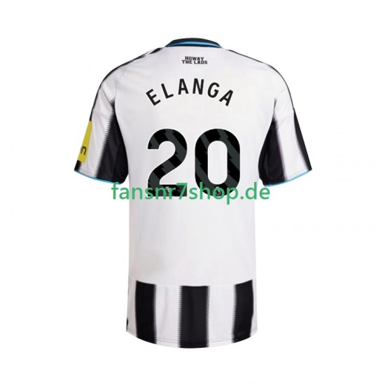 Newcastle United fußball trikot Elanga 20 Herren Heim 2025-2026 Kurzarm Newcastle United fußball trikot Elanga 20 Herren Heim 2025-2026 Kurzarm