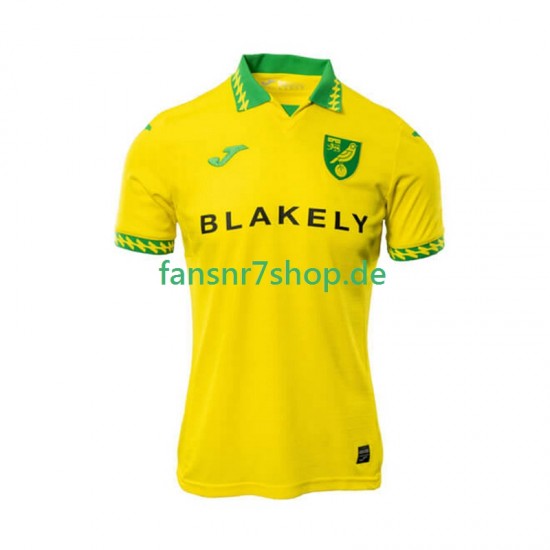 Norwich City fußball trikot Herren Heim 2025-2026 Kurzarm