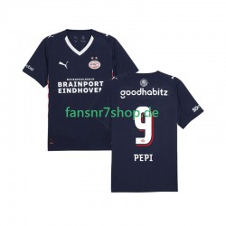 PSV Eindhoven fußball trikot Ricardo Pepi 9 Herren Auswärts 2025-2026 Kurzarm PSV Eindhoven fußball trikot Ricardo Pepi 9 Herren Auswärts 2025-2026 Kurzarm