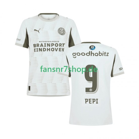 PSV Eindhoven fußball trikot Ricardo Pepi 9 Herren Ausweich 2025-2026 Kurzarm PSV Eindhoven fußball trikot Ricardo Pepi 9 Herren Ausweich 2025-2026 Kurzarm