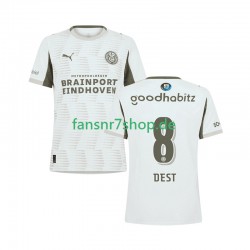PSV Eindhoven fußball trikot Sergino Dest 8 Herren Ausweich 2025-2026 Kurzarm PSV Eindhoven fußball trikot Sergino Dest 8 Herren Ausweich 2025-2026 Kurzarm