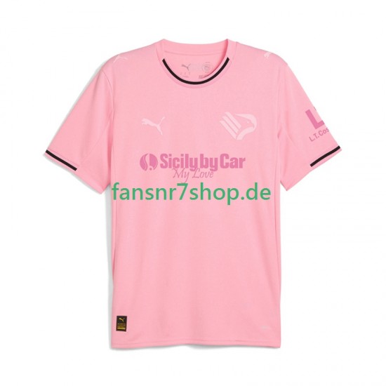 fußball trikot Palermo Herren Heim 2024-2025 Kurzarm