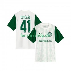 Palmeiras fußball trikot Estevao 41 Herren Auswärts 2025-2026 Kurzarm