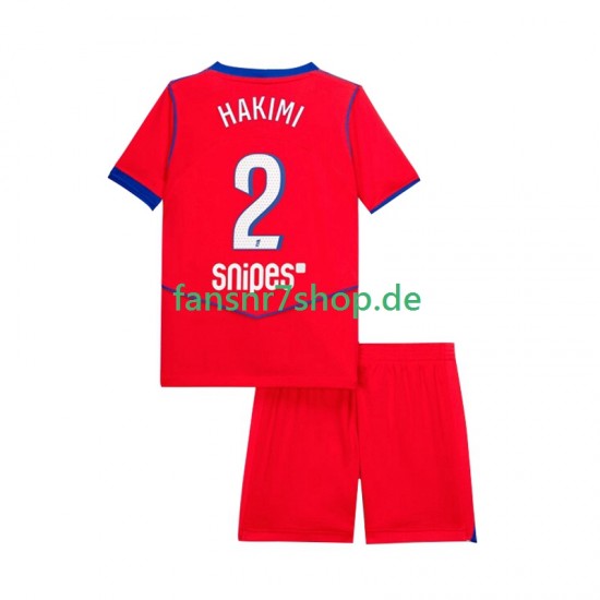 Paris Saint-Germain fußball trikot Achraf Hakimi 2 Kinder Ausweich 2025-2026 Kurzarm