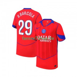 Paris Saint-Germain fußball trikot Bradley Barcola 29 Herren Ausweich 2025-2026 Kurzarm