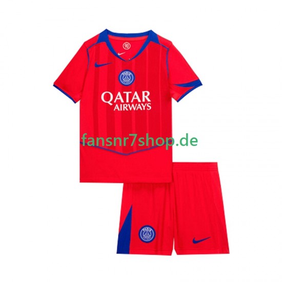 Paris Saint-Germain fußball trikot Kinder Ausweich 2025-2026 Kurzarm