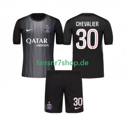 Paris Saint-Germain fußball trikot Lucas Chevalier 30 Torhüter Kinder Heim 2025-2026 Kurzarm