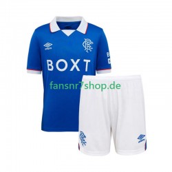 Rangers fußball trikot Kinder Heim 2025-2026 Kurzarm