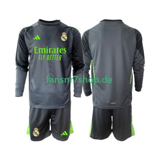 Real Madrid fußball trikot Torhüter Kinder Ausweich 2025-2026 Langarm Real Madrid fußball trikot Torhüter Kinder Ausweich 2025-2026 Langarm