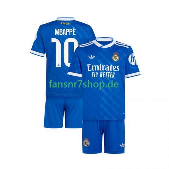 Real Madrid fußball trikot Mbappé Kylian 10 Kinder Ausweich 2025-2026 Kurzarm