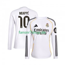 Real Madrid fußball trikot Mbappé Kylian 10 Herren Heim 2025-2026 Langarm