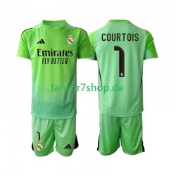Real Madrid fußball trikot Thibaut Courtois 1 Kinder Auswärts 2025-2026 Kurzarm
