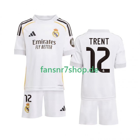 Real Madrid fußball trikot Trent Alexander-Arnold 12 Kinder Heim 2025-2026 Kurzarm