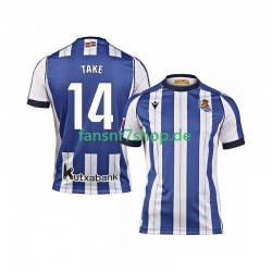 USA Real Sociedad fußball trikot Takef Kubo 14 Herren Heim 2025-2026 Kurzarm