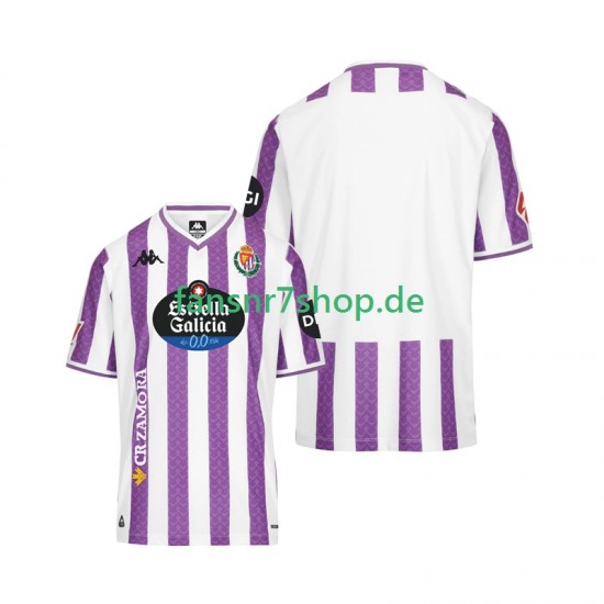 Real Valladolid fußball trikot Herren Heim 2025-2026 Kurzarm