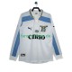 Lazio Rom fußball trikot 2000 Herren Auswärts Retro 1999 Langarm