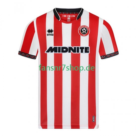 Sheffield United fußball trikot Herren Heim 2025-2026 Kurzarm