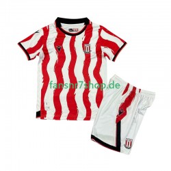 Stoke City fußball trikot Kinder Heim 2025-2026 Kurzarm