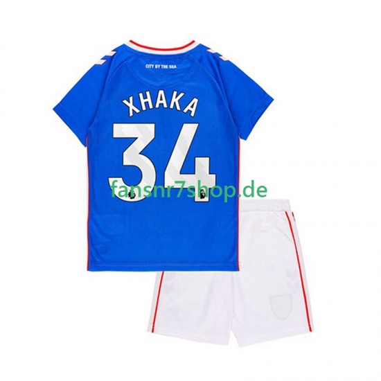 fußball trikot Sunderland Granit Xhaka 34 Kinder Auswärts 2025-2026 Kurzarm