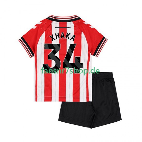 fußball trikot Sunderland Granit Xhaka 34 Kinder Heim 2025-2026 Kurzarm