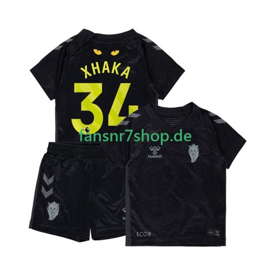 fußball trikot Sunderland Granit Xhaka 34 Kinder Ausweich 2025-2026 Kurzarm